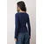 Trendyol Milla ženska bluza Twoaw25Bz00062, Siva Melanž-Plava