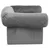 Sofa za pse s ladicom siva 75 x 50 x 38 cm plišana