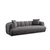 Atelier del Sofa Trosed Puffy 3 Plain, 255x115x77 cm, Antracit