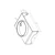 HACO Sedlasta veja Saddle branch 220 x 55/125 front transition