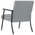 fotelja Svijetlo siva 59 x 75 x 78 cm tkanina