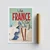 Wallity Poster Visit France To Ski-1952, 29,7x42 cm