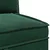 vidaXL Sofa z shranjevanjem Temno zelena Žamet