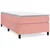 vidaXL Box spring posteljni okvir roza 90x190 cm žamet