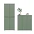 Livetastic Garderobna omara Scarpa, Sivozelena, 2 Kos
