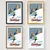 Wallity Poster Mont Blanc Chamoni-1951, 42x59,4 cm