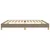 Vidaxl Posteljni okvir brez vzmetnice taupe 200x200 cm blago