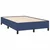 vidaXL vidaXL Box spring postelja z vzmetnico modra 120x190 cm blago, (21111956)