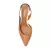 Burberry - Leather Slingback Pumps - women - Brown