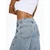 Pull&Bear Kavbojke moder denim