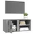 TV ormarići 2 kom boja sivog hrasta sonome 80x31,5x36 cm drveni