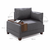 ATELIER DEL SOFA Fotelja Fly Armchair Right Grey