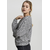 Womens oversize jumper with black/white stripes