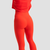 GymBeam Ženske helanke visokog struka Limitless Hot Red