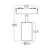 Braytron Magnetni reflektor BRY-M03-M04-M05-M06-M07-TRC060-18W-48VDC-3000K-CRNI-SLIM