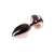 Anal plug rose gold