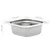 shumee vidaXL Gastronorm posode 12 kosov GN 1/6, 65 mm, nerjaveče jeklo