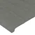 Vidaxl LED posteljno vzglavje temno sivo 144x5x118/128 cm blago