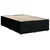 Vidaxl Box spring postelja z vzmetnico črn 120x200 cm blago