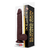 Dildo s pomičnim slojem LikeTrue 21 cm – smeđi