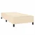 Vidaxl Box spring postelja z vzmetnico LED krem 90x200 cm blago