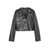 Cropp - Jakna od vještačke kože - CRNO