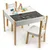 ECO TOYS Dečiji set Sto + 2 stolice