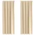 Zavjese za blackout s prstenovima 2 pcs Krema 225 x 140 cm