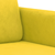 2-dijelni set sofa žuti baršunasti