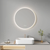 Stensko ogledalo LED 60cm ROUND BLUETOOTH