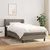 Vidaxl Box spring postelja z vzmetnico taupe 90x190 cm blago