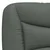 vidaXL Postelja z vzmetnico temno siva 200x200 cm blago