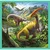 Trefl Set slagalica World of Dinosaur, 3 komada, 106 delova