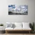 tulup.si Steklena slika Boat vode landscape 120x60 cm 4 obešalnika