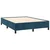 Vidaxl Box spring postelja z vzmetnico temno modra 140x190cm žamet