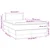 Vidaxl Box spring postelja z vzmetnico temno siva 120x190 cm blago