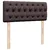 Vidaxl Box spring postelja z vzmetnico temno rjava 120x190 cm blago