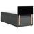 vidaXL Box spring postelja z vzmetnico temno siva 80x200 cm blago