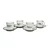PORCELAN SET ZA ESPRESSO 4/1 90ml (COFFEE) RX-BR380