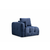 ATELIER DEL SOFA Amaris 3 Seater With Pouffe Navy Blue ugaona sofa