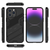 Robusten ovitek Impact Superior za iPhone 15 Pro Max - črn