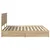 Krevet s od storage Sonoma hrast 180 x 200 cm Konstruirano drvo