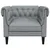 Sofa Svijetlo siva 78,5 x 74,5 x 74,5 cm Poliester