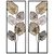 Salim ACH163-5 multicolor dekorativni metalni zidni dodatak set (2 komada)