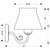 Zidna lampa Zefir 1x40W E27