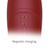 Viotec Mina Rabbit Vibrator Gold & Wine Red