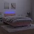 Vidaxl Box spring postelja z vzmetnico LED roza 120x200 cm žamet