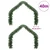 Božićni vijenci 2 pcs Zelena 20 m PVC