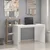 Hanah Home radni sto Velora, 147 cm, beli / orah