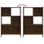 Regal za knjige boja hrasta 72x28x109 cm od konstruiranog drva